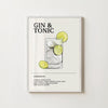 Affiche Affiche Gin & Tonic Hebumo