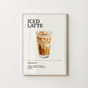 Affiche Affiche Iced Latte Hebumo