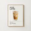 Affiche Affiche Iced Latte Hebumo