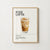 Affiche Affiche Iced Latte Hebumo