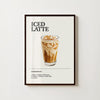 Affiche Affiche Iced Latte Hebumo