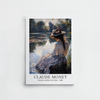 Détente au Bord de l'Eau - Affiche Claude Monet