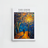 Lonely Glow in the Night - Affiche Van Gogh