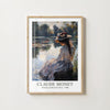 Relaxation by the Water - Claude Monet Poster