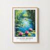 Fleurs sous les Saules - Affiche Claude Monet