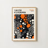 Orange Dots - Affiche Yayoi Kusama