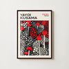 Red Mushrooms - Affiche Yayoi Kusama